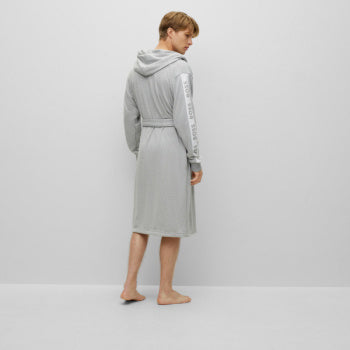 Hugo Boss, badjas Sense Grey - Hugo Boss, peignoir de bain Sense Grey - Hugo Boss, bathrobe Sense Grey