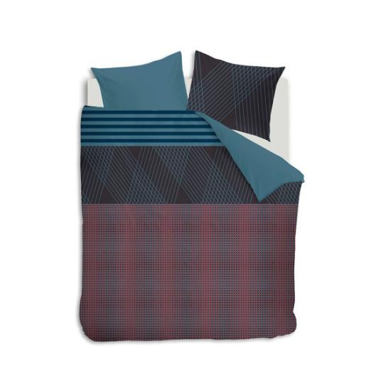 dekbedovertrek Revised indigo, Auping - housse de couette Revised Indigo, Auping - duvet cover Revised Indigo, Auping