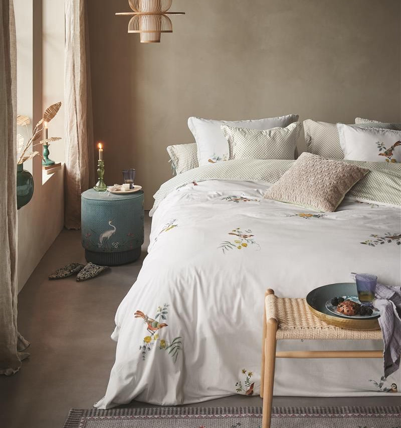 dekbedovertrek Little Birds white, Pip Studio - housse de couette Little Birds white, Pip Studio - duvet cover Little Birds white, Pip Studio