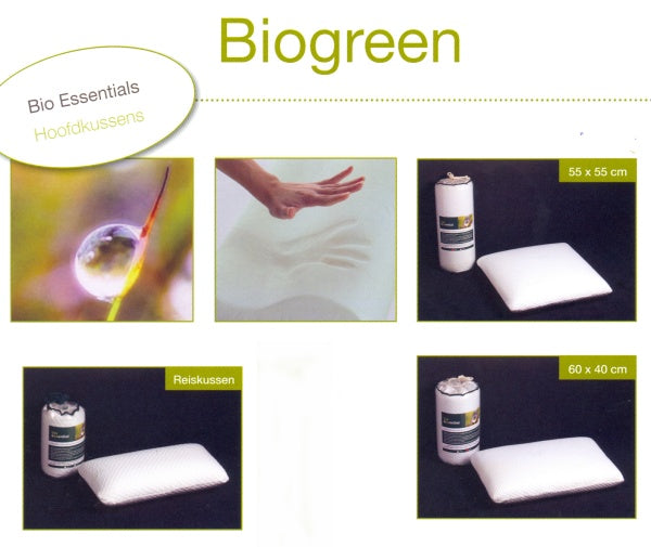 Bosmans Eigen Label, travel pillow - Biogreen