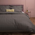 Heckett&Lane, Housse de couette Diamante - Anthracite