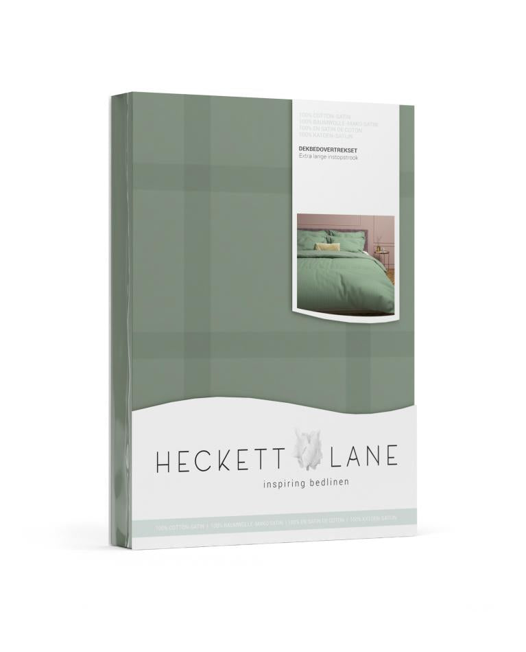 Heckett&Lane, dekbedovertrek Diamante - Green
