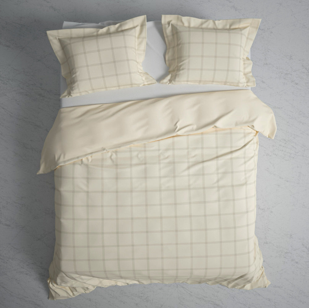 Heckett&Lane, Housse de couette Diamante - Offwhite