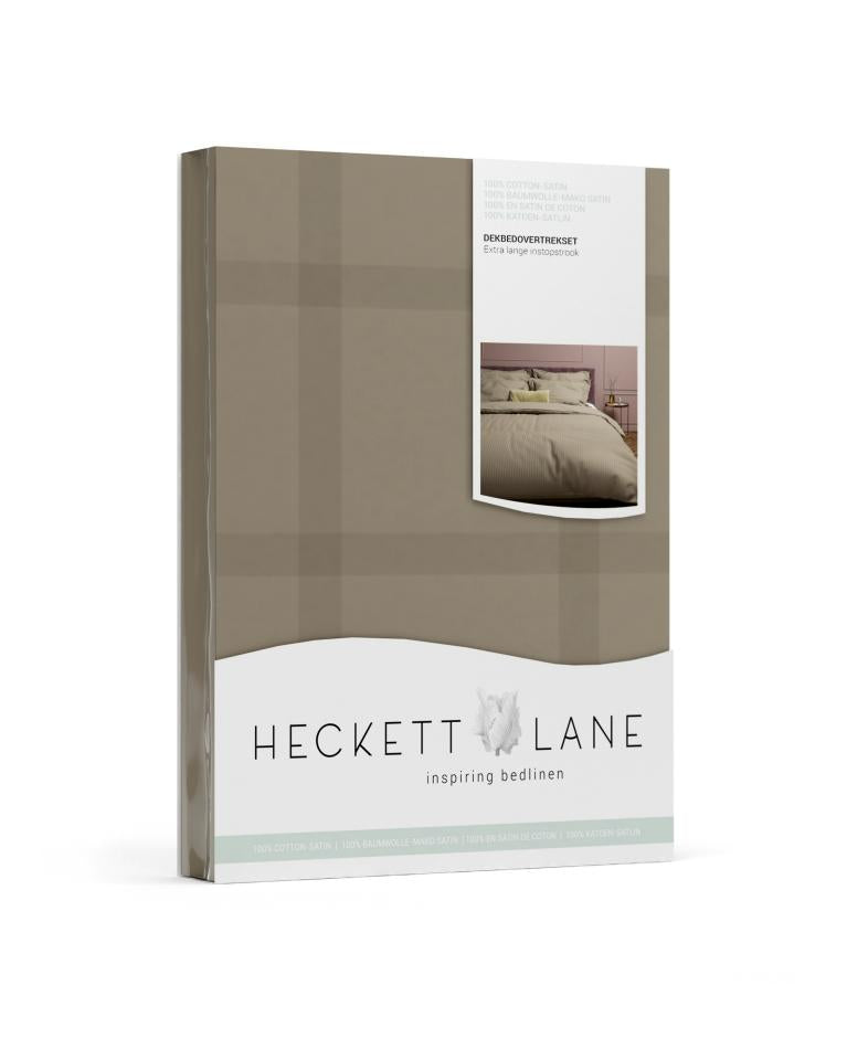 Heckett&Lane, Housse de couette Diamante - Taupe-Grey