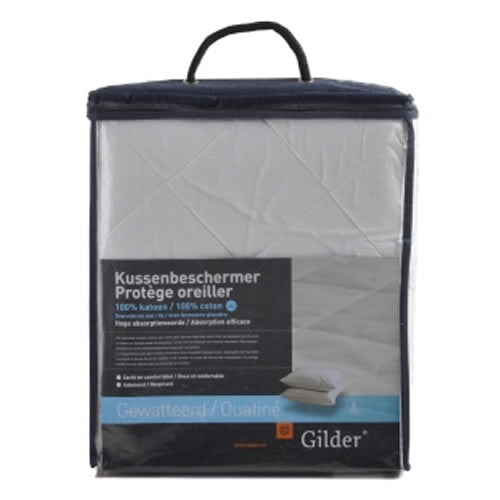 Gewatteerde kussenbeschermer Gilder - protège-oreller matelassé, Gilder - quilted pillow protector, Gilder