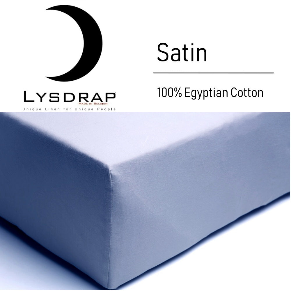 hoeslaken van Lysdrap in katoensatijn - drap-housse de Lysdrap en satin de coton - Lysdrap fitted sheet en cotton satin