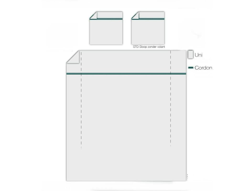 schets van dekbedovetrek Limbus - esquisse de la housse de couette Limbus - sketch of duvet cover Limbus